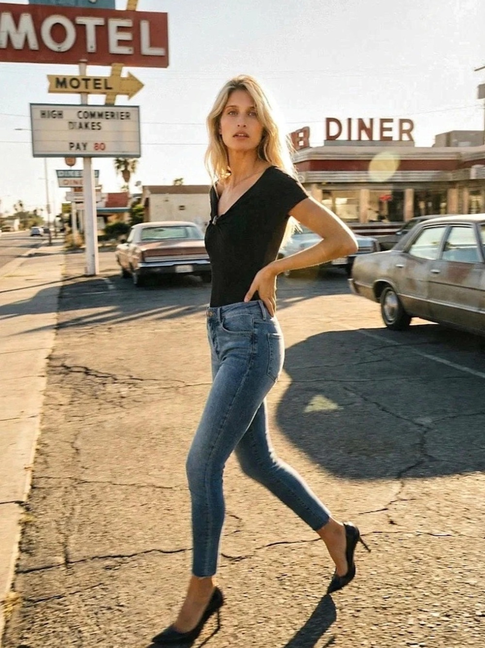 Oliver Logan Skinny Jeans Blue Waist 26 Like New